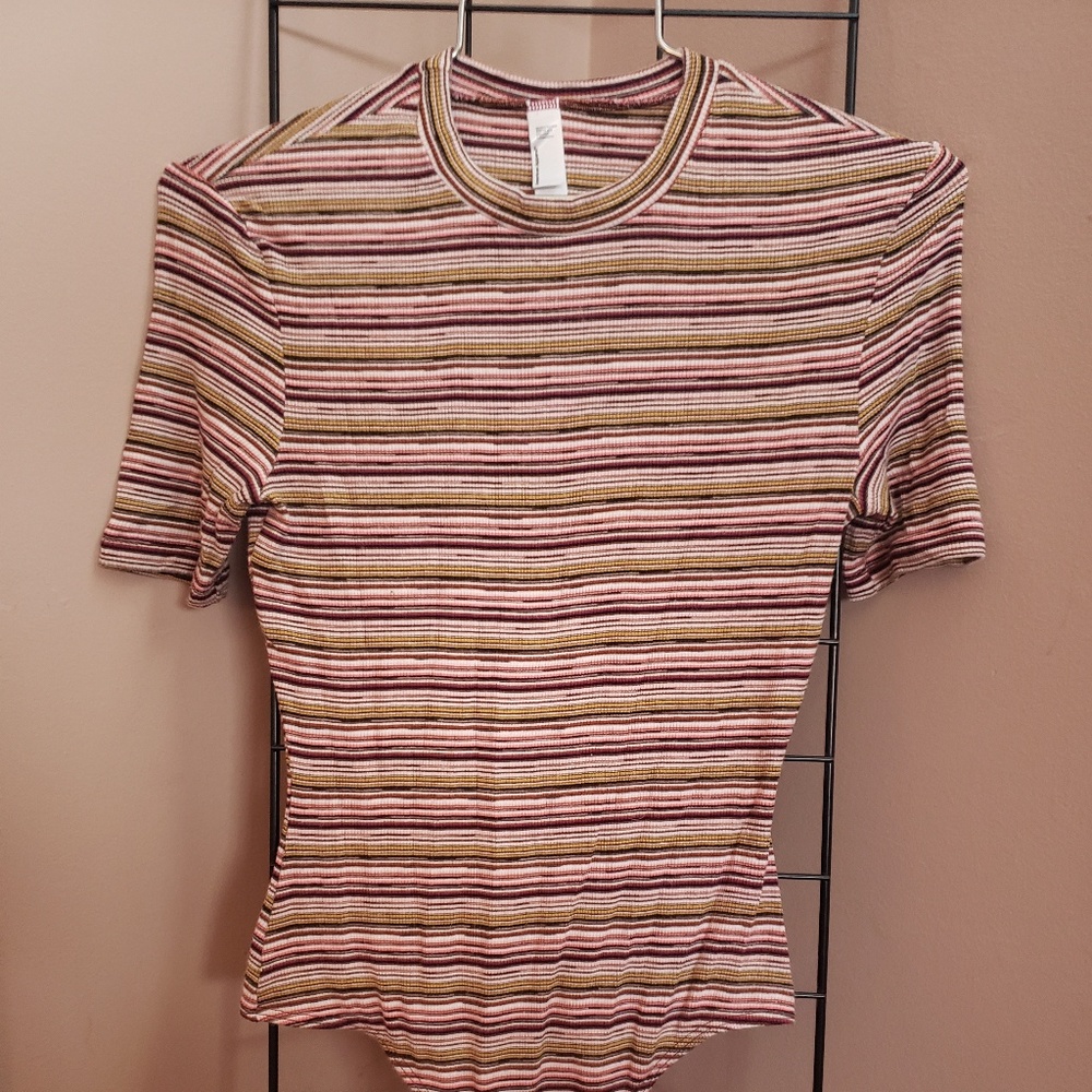 AA STRIPED BODYSUIT